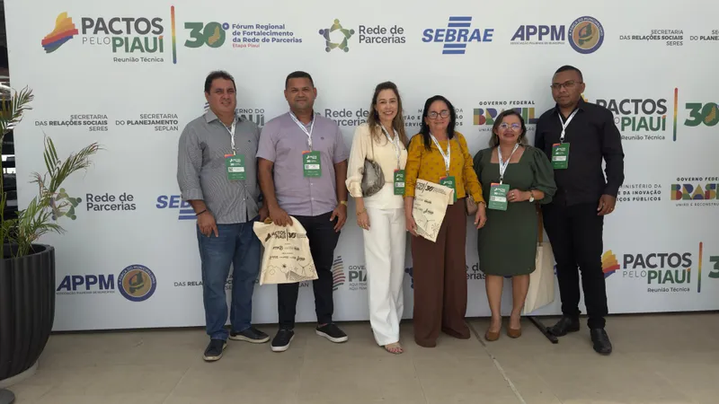 Secretários de Beneditinos, Primeira-Dama e Vice-Prefeita participam da 2ª fase do Pactos pelo Piauí