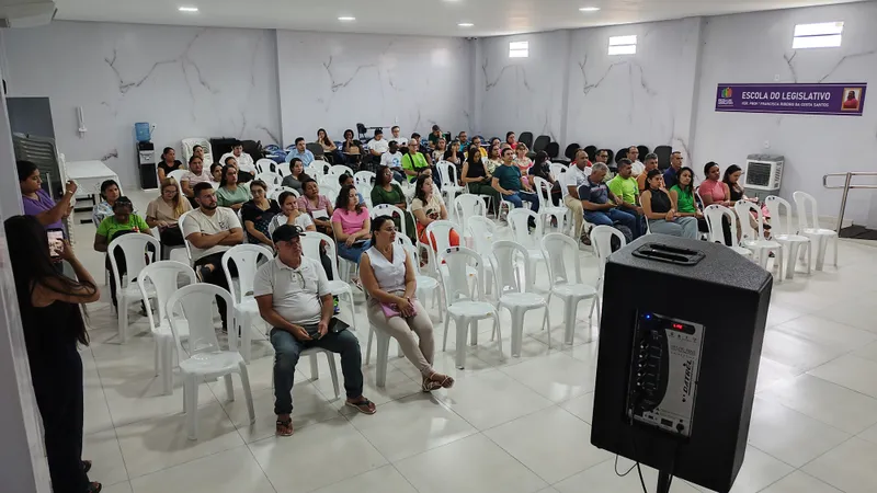 Foto 1 – Profissionais da Atenção Primária à Saúde participam de capacitação sobre Novo Financiamento e Componentes da APS