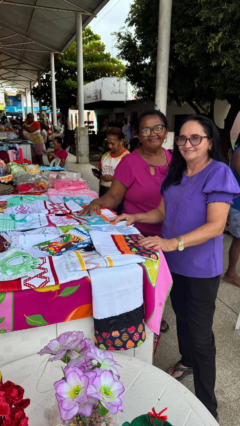Foto 2 – Prefeitura de Beneditinos realiza Feira do Artesão e valoriza talentos locais