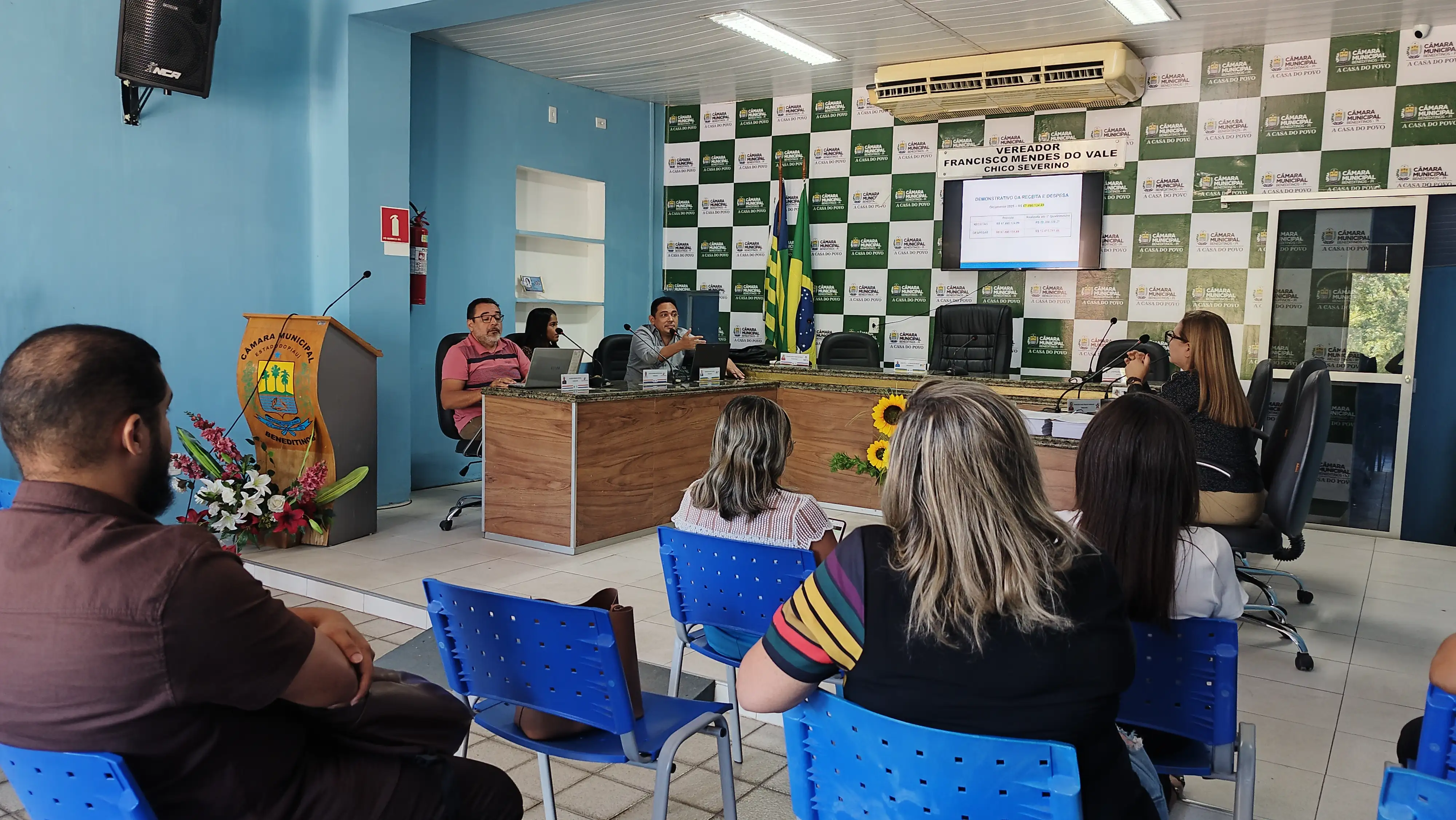 Foto 2 – Prefeitura de Beneditinos realiza Audiência Pública para apresentação das metas fiscais