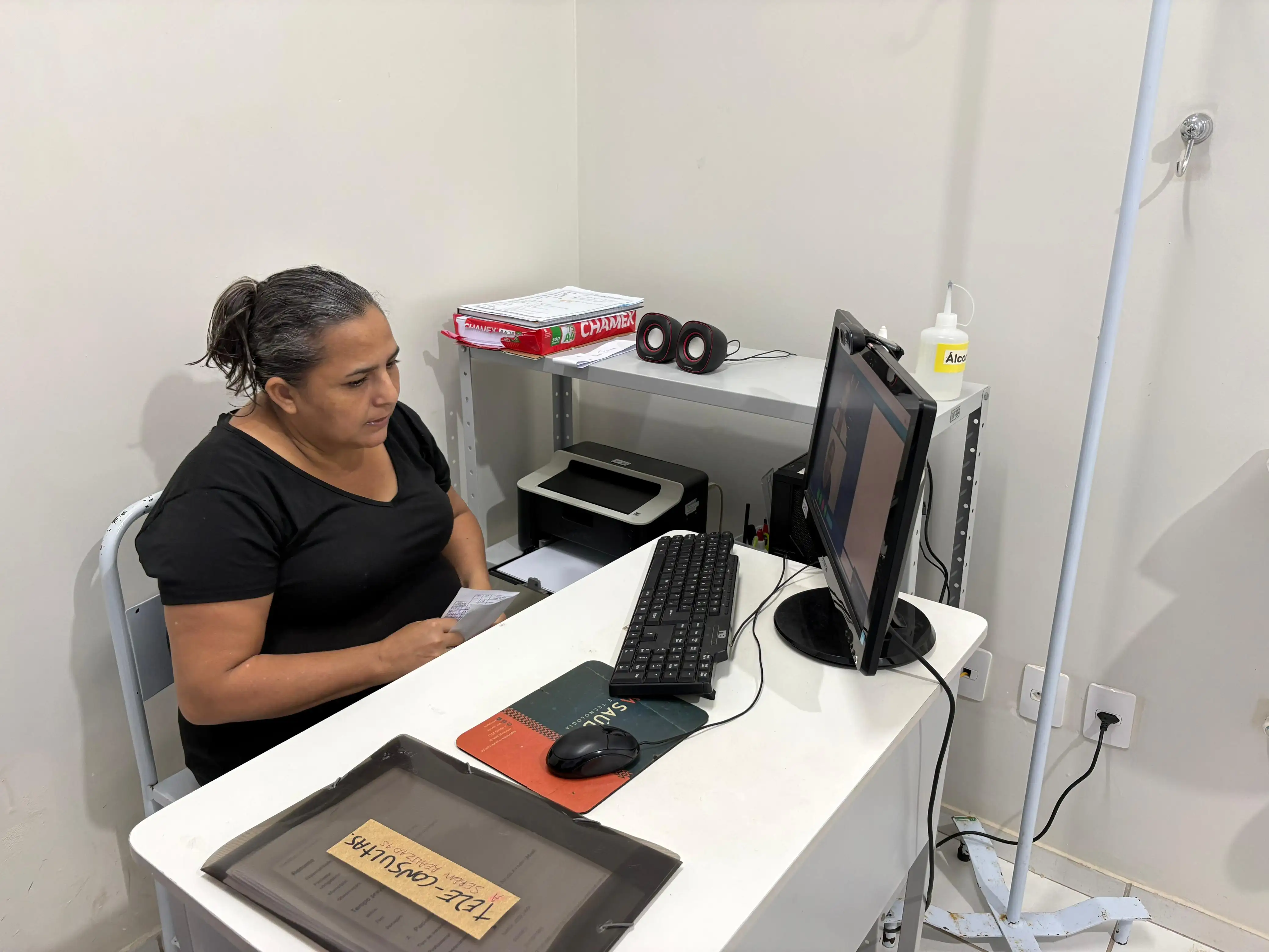 Foto 1 – Beneditinos se destaca na Região Entre Rios com atendimentos domiciliares do Piauí Saúde Digital