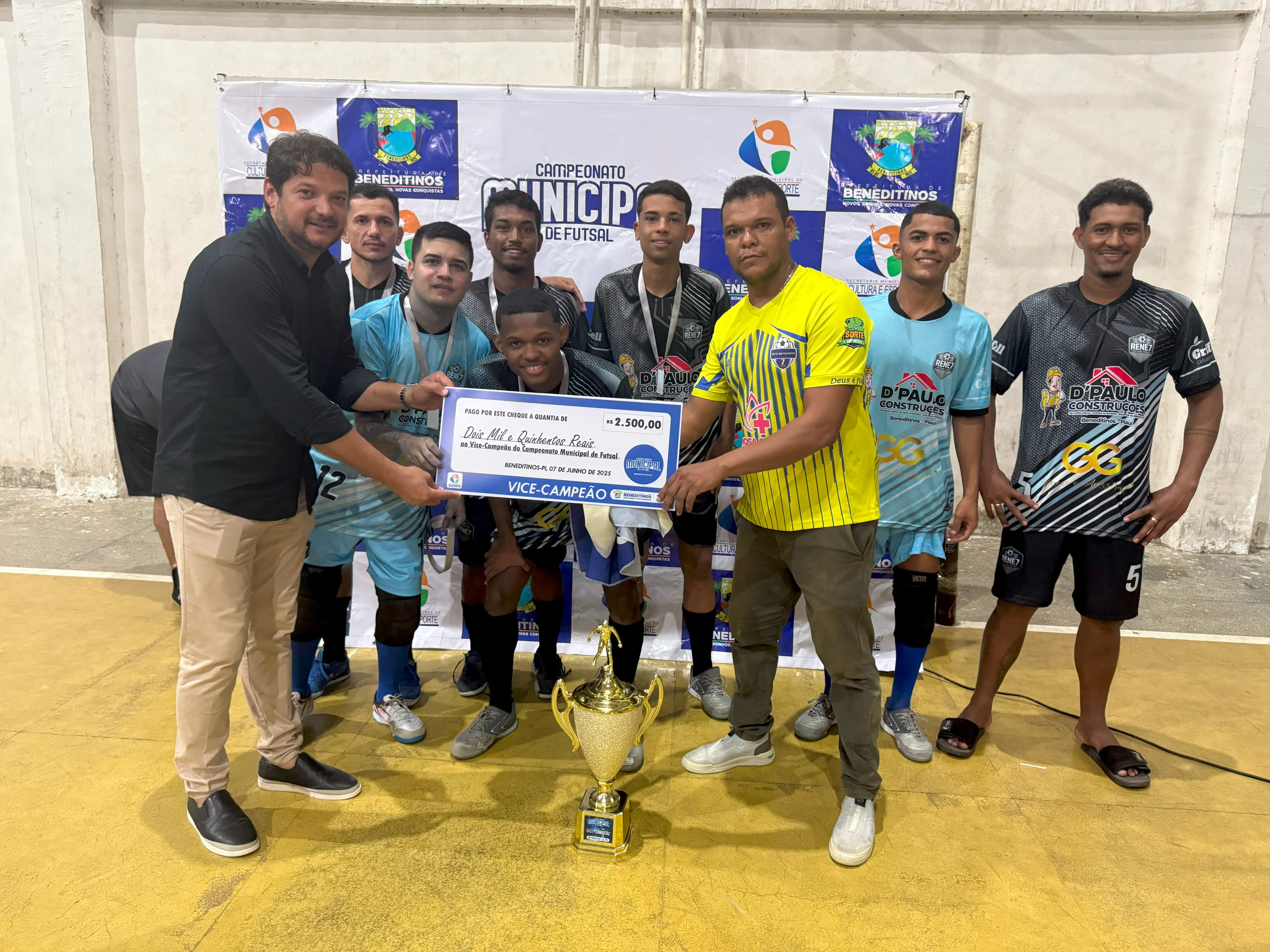 Foto 2 – River conquista título do Campeonato Municipal de Futsal 2025 em final emocionante