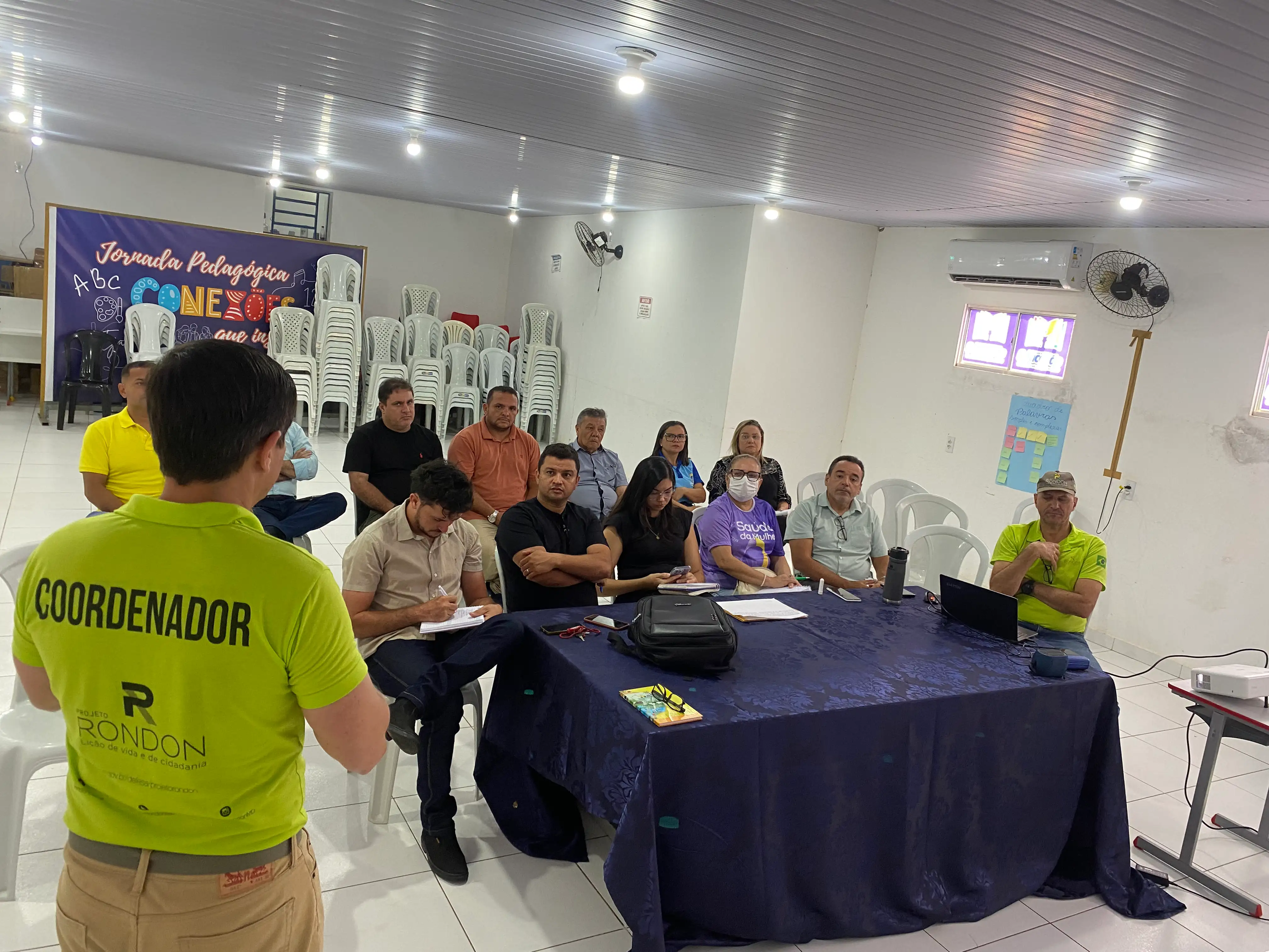 Foto 5 – Beneditinos recebe representantes do Ministério da Defesa e Projeto Rondon
