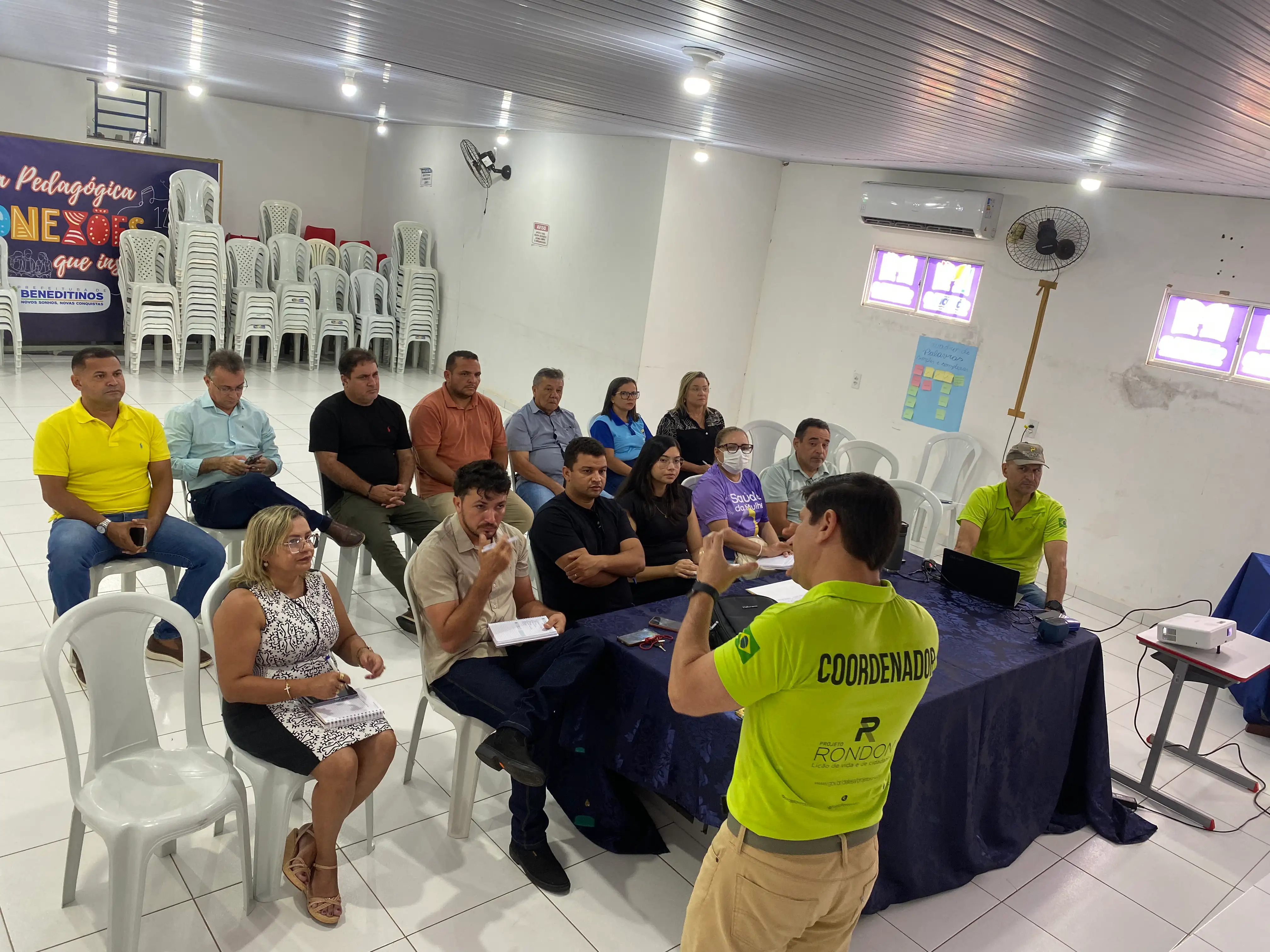 Foto 10 – Beneditinos recebe representantes do Ministério da Defesa e Projeto Rondon