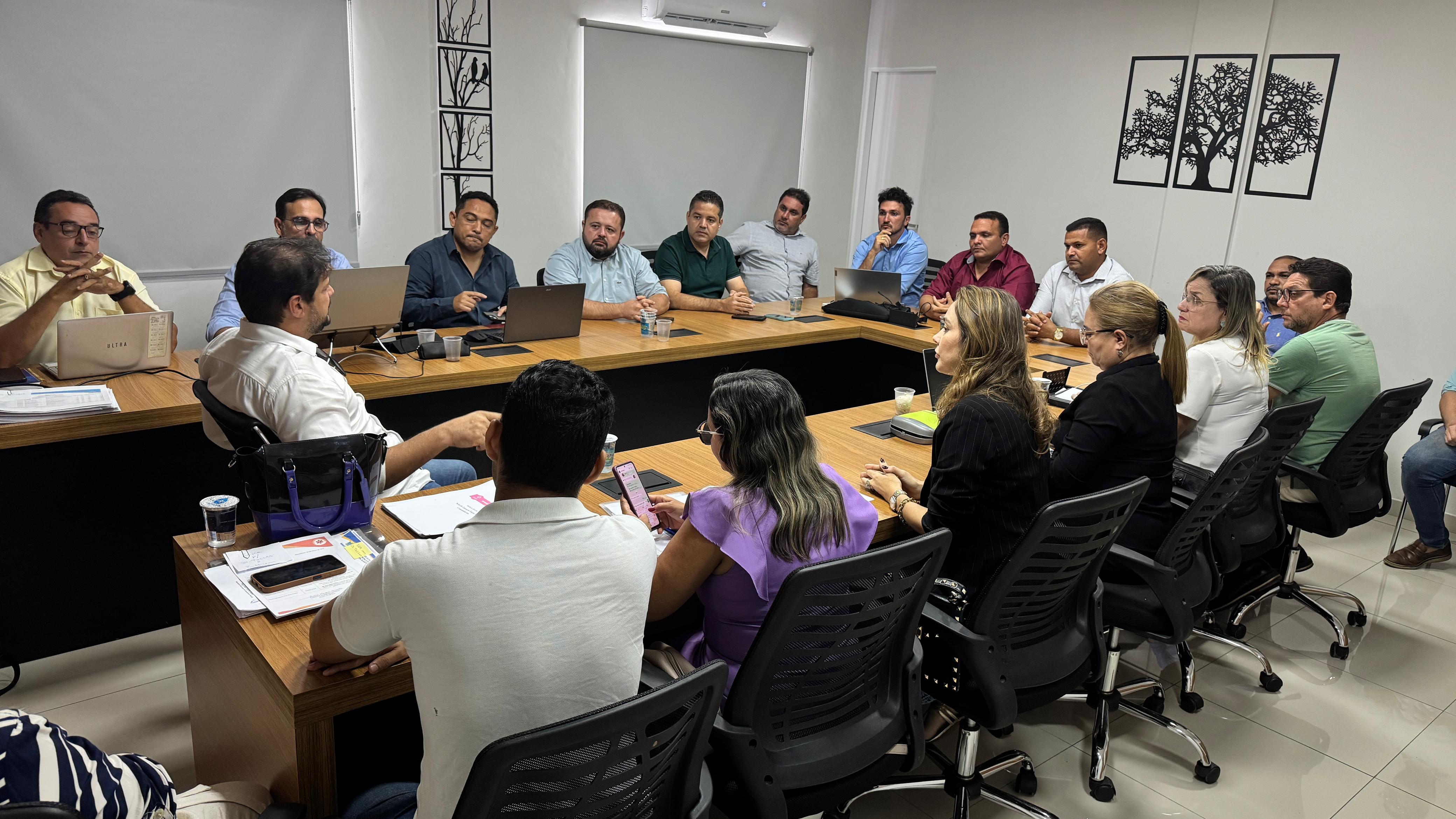 Foto 3 – Prefeito de Beneditinos participa de reunião com os Secretários