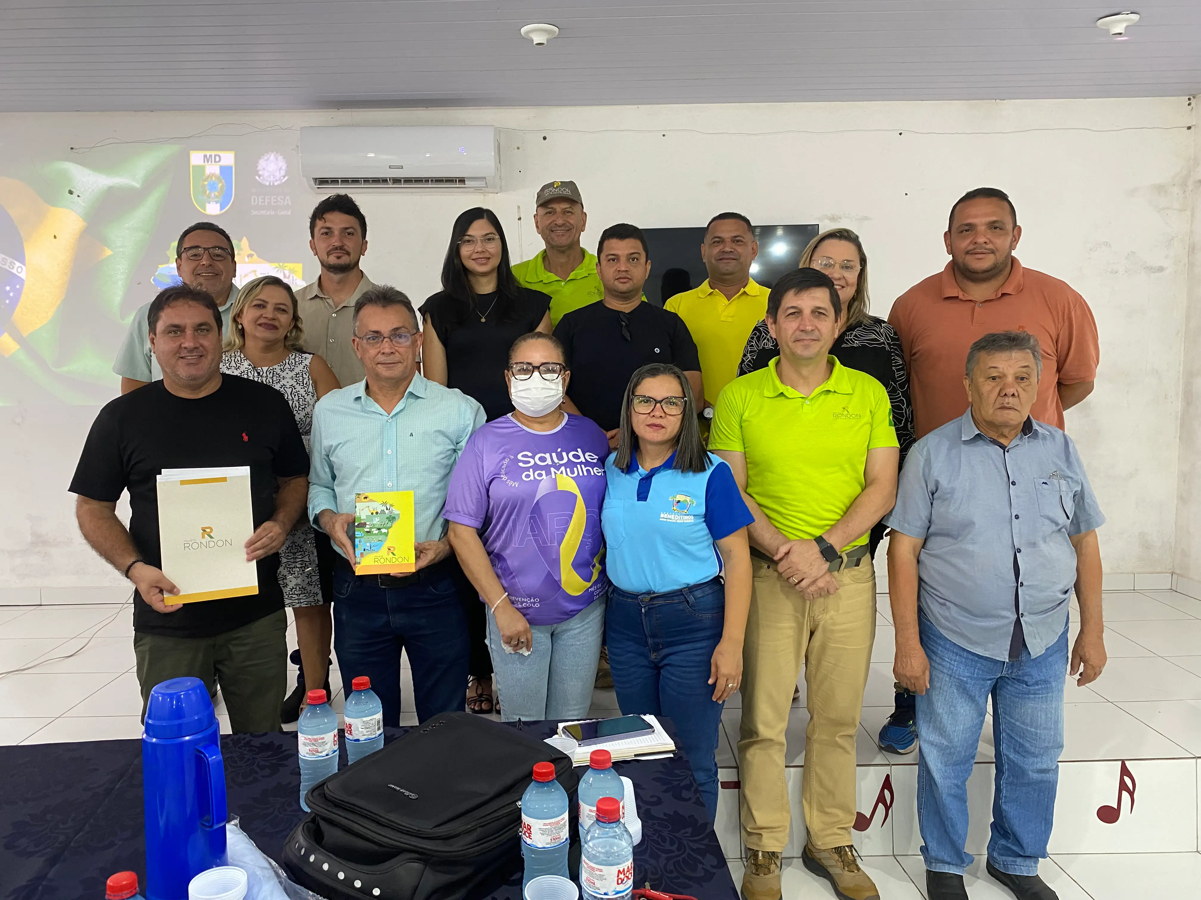 Foto 9 – Beneditinos recebe representantes do Ministério da Defesa e Projeto Rondon
